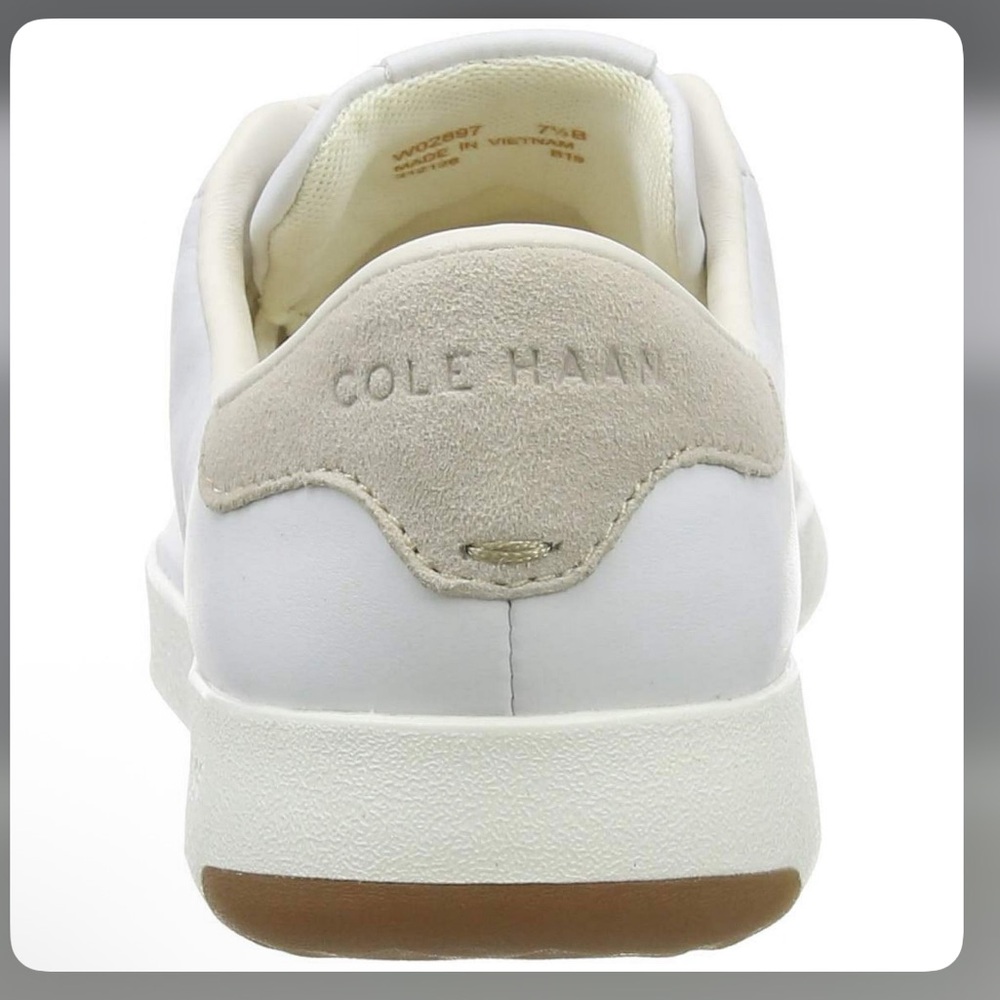 Cole Haan Women's Grandpro Tennis Leather Lace Ox Fashion Shoes size 9 - Picture 4 of 9